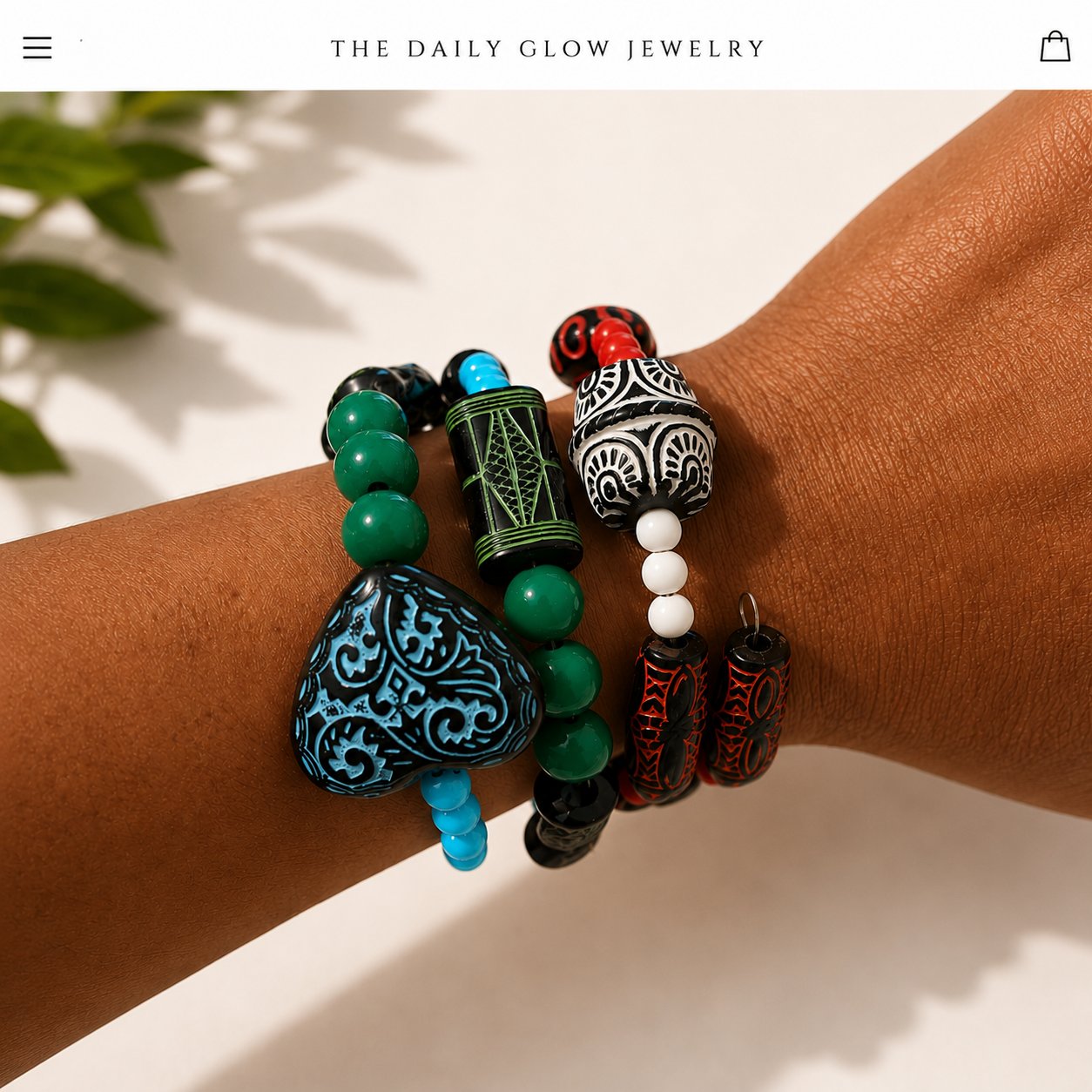 Heart of the Tribe Stack Bracelet