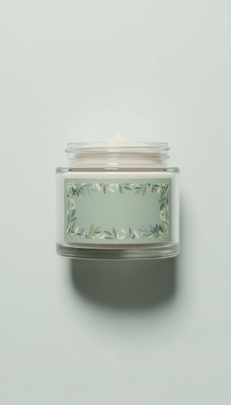 Botanical Hydration Cream Glass Jar