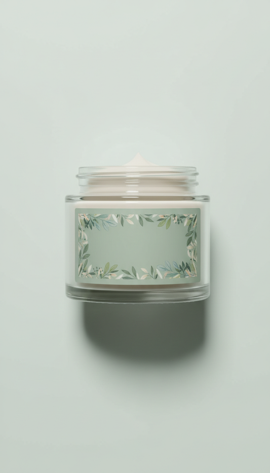 Botanical Hydration Cream Glass Jar
