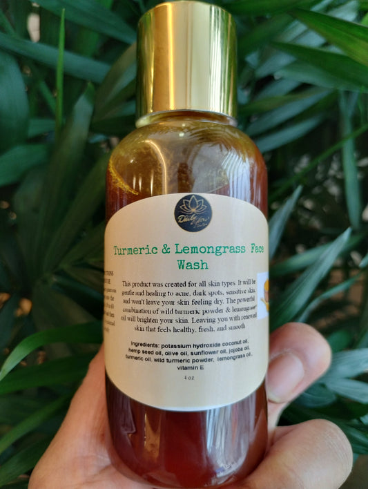 Turmeric & Lemongrass Facewash (Best Seller)!